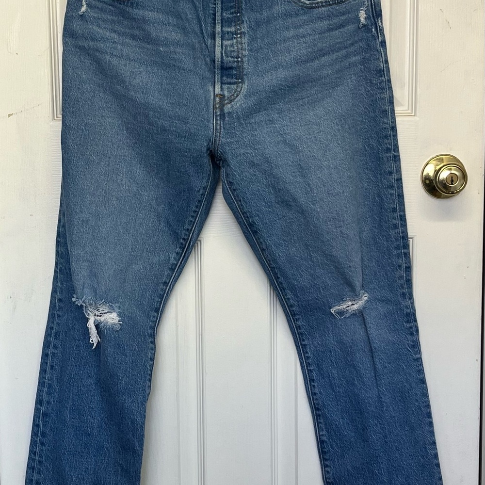 Levi's Blue Straight Leg Women's Jeans